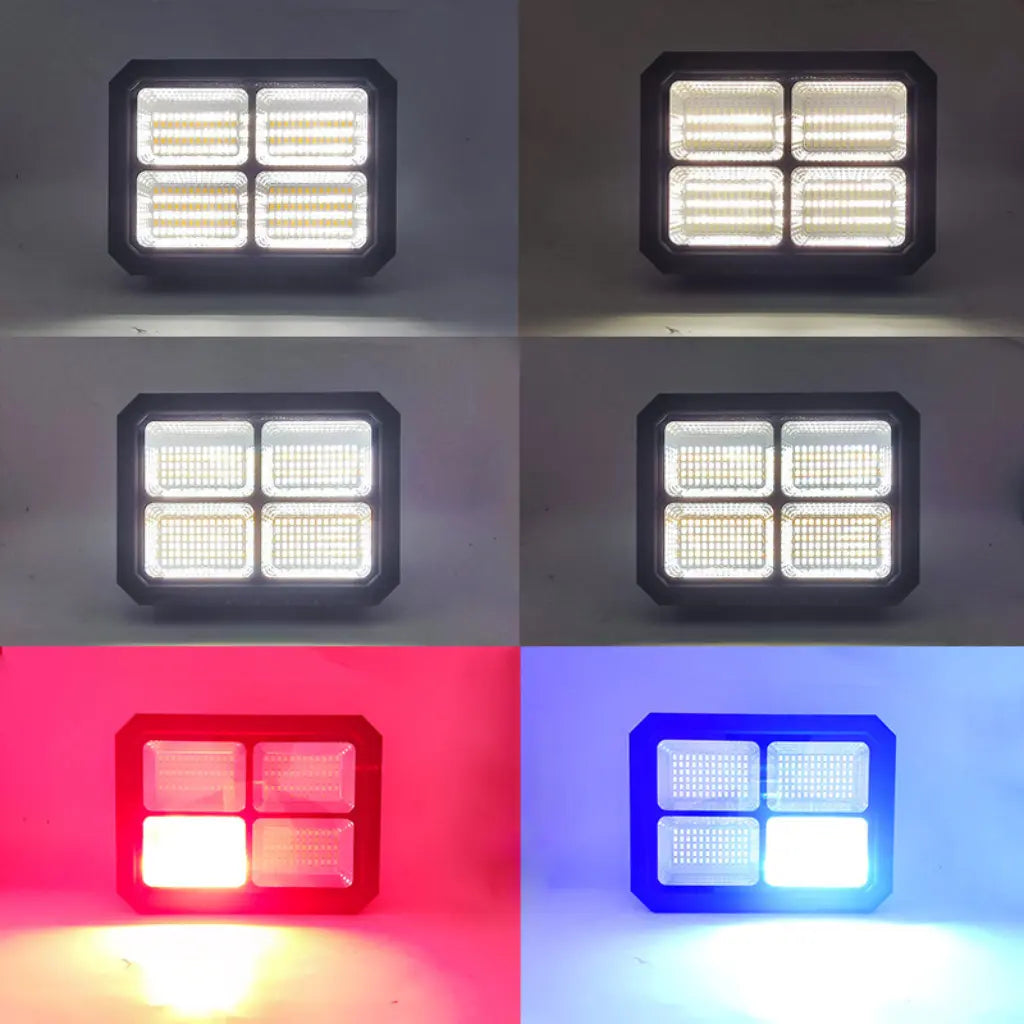 Projecteur Solaire LED Rechargeable 264 LED avec Panneau Solaire et Télécommande