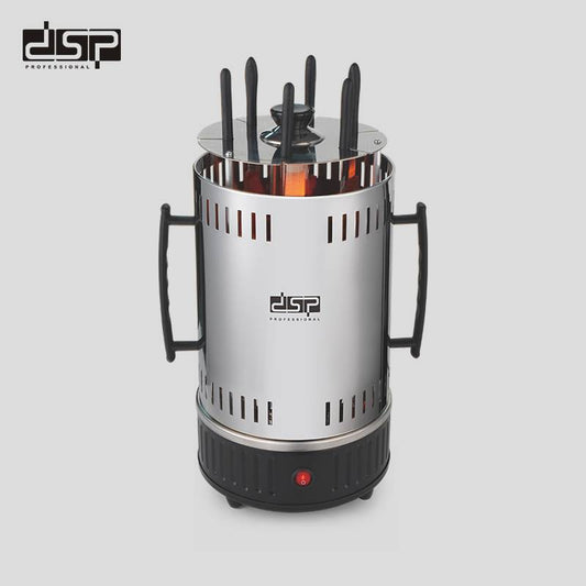 Barbecue Électrique Vertical DSP 6 Fourchettes 1000W – Rotation Automatique