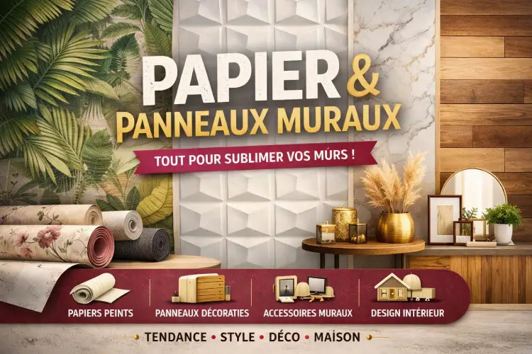 Papier et panneaux muraux