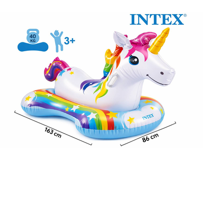 Bouée Gonflable unicorne A Chevaucher INTEX 163x86cm