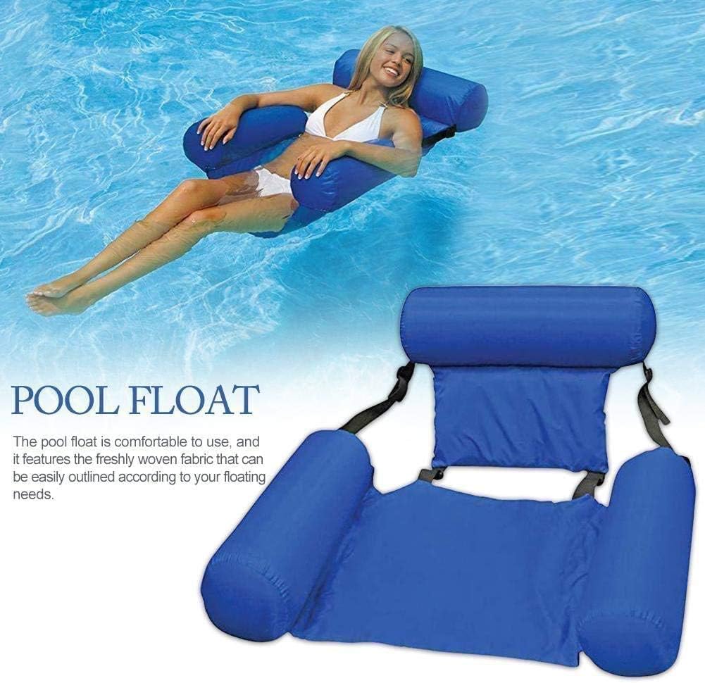 Chaise Gonflable Pliable Pour Piscine et Plage – 120 x 100 cm – Bleu