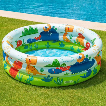 Piscine Gonflable Enfant Dinosaures Intex 57106NP – 61 x 22 cm – 28 Litres