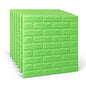 Pack de 10 Panneaux Muraux Adhésifs Anti-Humidité 3D - 77 * 70- Vert
