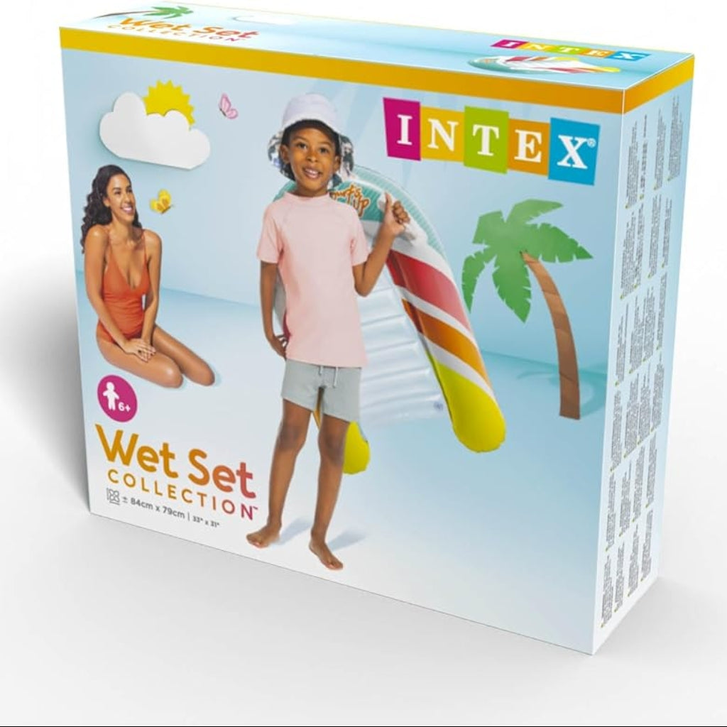 Intex Bouée Gonflable Surf “Surf Rider” pour Enfant – 84 × 79 cm – Piscine & Plage
