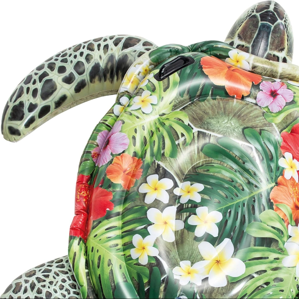Intex Bouée Gonflable Géante Tortue de Mer – Matelas Flottant 1,91 × 1,70 m – Piscine & Plage