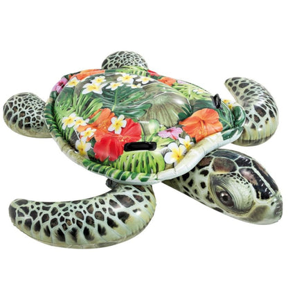 Intex Bouée Gonflable Géante Tortue de Mer – Matelas Flottant 1,91 × 1,70 m – Piscine & Plage