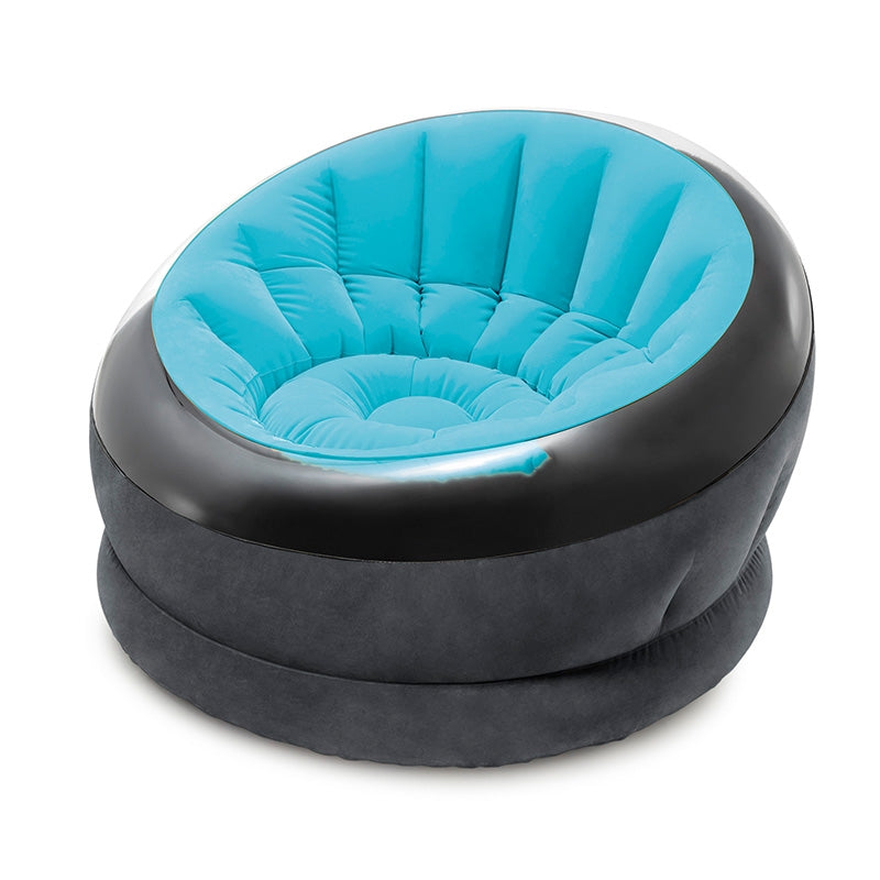 Intex Fauteuil Gonflable Empire – Bleu – 112 x 109 x 69 cm