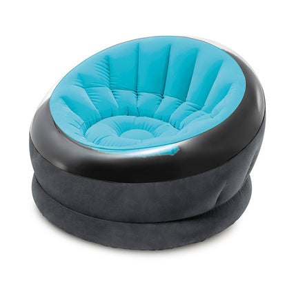 Intex Fauteuil Gonflable Empire – Bleu – 112 x 109 x 69 cm