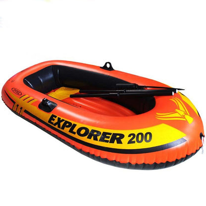 Bateau Gonflable Intex Explorer 200 – 2 Places – Avec 2 Rames et Mini Pompe – 185 x 94 x 41 cm