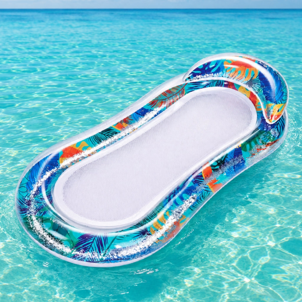Matelas Gonflable Flottant Sainteve SY-A2095 – Lounge Float avec Filet Central – 160 x 84 cm
