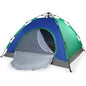 Tente Automatique 4 Places – 2 x 2 x 1,50 m – Tente Portable avec Sac de Transport - Bleu & Vert