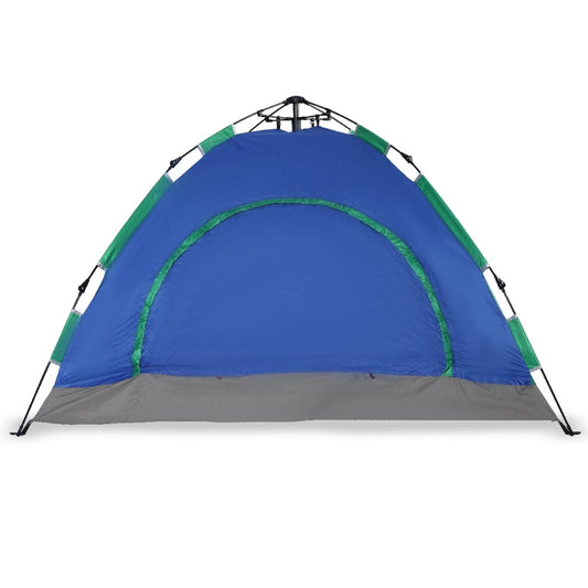 Tente Automatique 4 Places – 2 x 2 x 1,50 m – Tente Portable avec Sac de Transport - Bleu & Vert