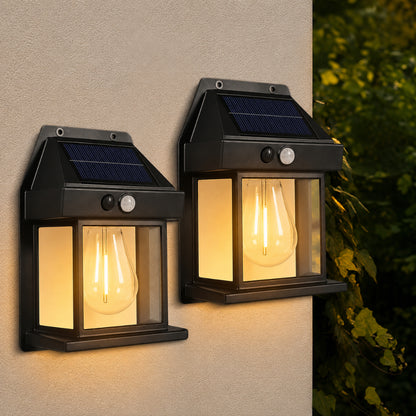 Pack de 2 Appliques Solaires Murales LED avec Détecteur de Mouvement – 600LM – Modèle 888