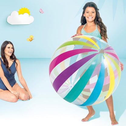 Ballon de Plage Gonflable Intex 59065 – Ø 107 cm – Multicolore