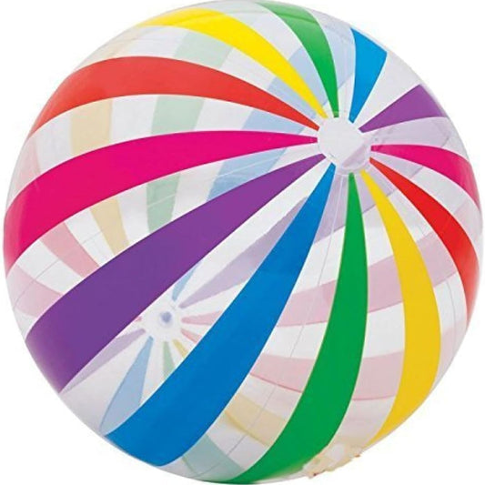 Ballon de Plage Gonflable Intex 59065 – Ø 107 cm – Multicolore