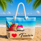 Sac de Plage – Motif Plage et Bord de Mer 50 x 37 x 14 cm