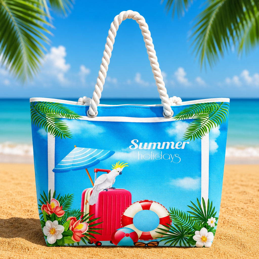 Sac de Plage – Motif Summer Holidays 50 x 37 x 14 cm