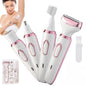 Rasoir Électrique Multifonction Rechargeable Portable 4-en-1 pour Femme