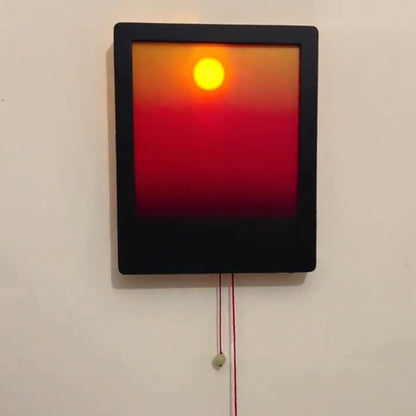 Applique Murale Cinétique Sunset LED – Double Traction Réglable – 27 x 22 cm