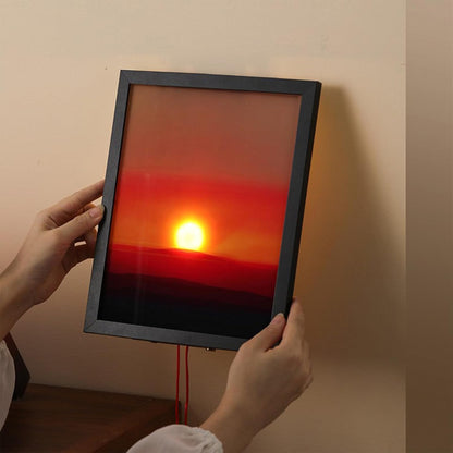 Applique Murale Cinétique Sunset LED – Double Traction Réglable – 27 x 22 cm