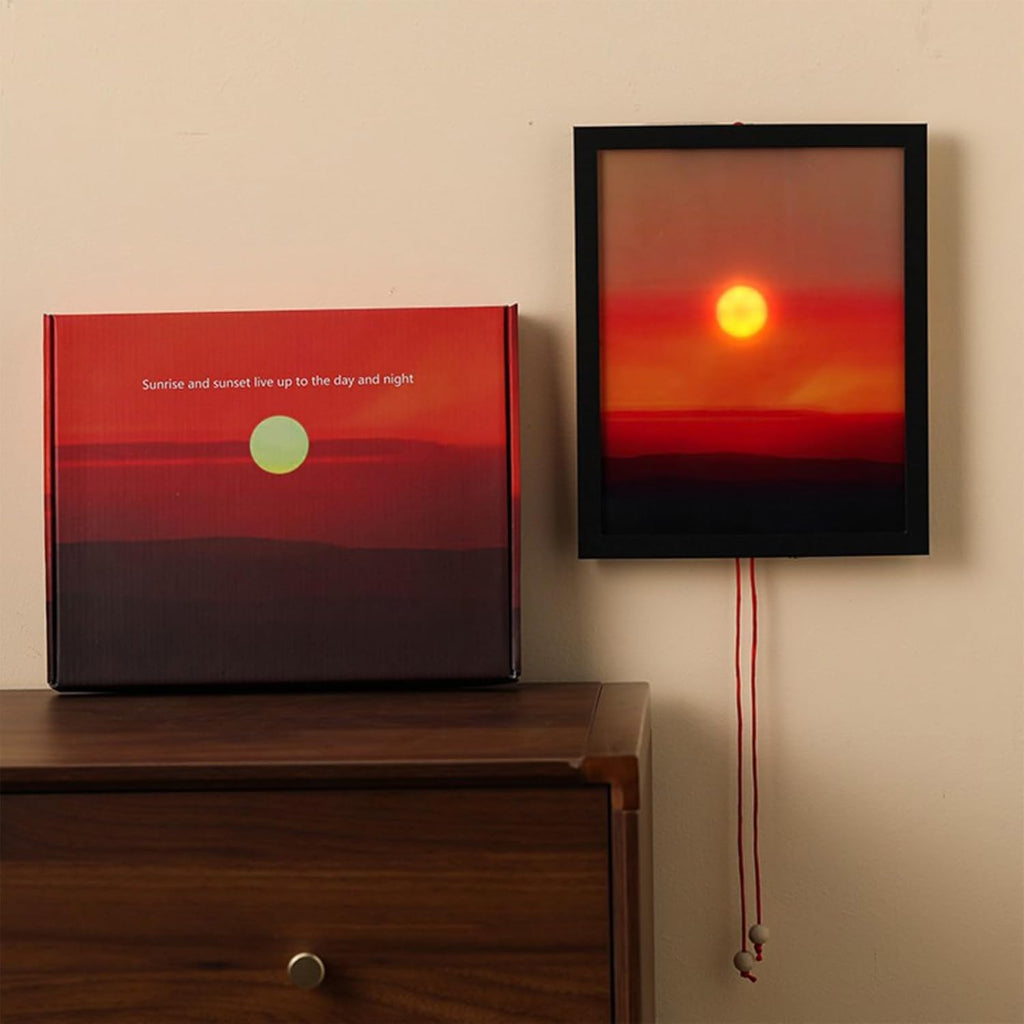 Applique Murale Cinétique Sunset LED – Double Traction Réglable – 27 x 22 cm