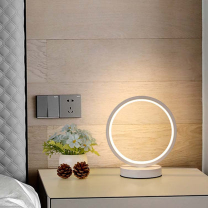 Lampe de Chevet LED  – 3 Niveaux d’Intensité – 18 x 20 cm - Blanc