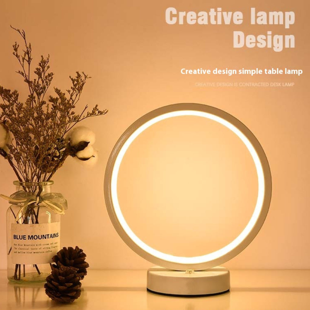 Lampe de Chevet LED  – 3 Niveaux d’Intensité – 18 x 20 cm - Blanc
