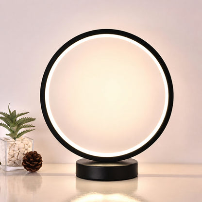 Lampe de Chevet LED – 3 Niveaux d’Intensité – 18 x 20 cm - Noir