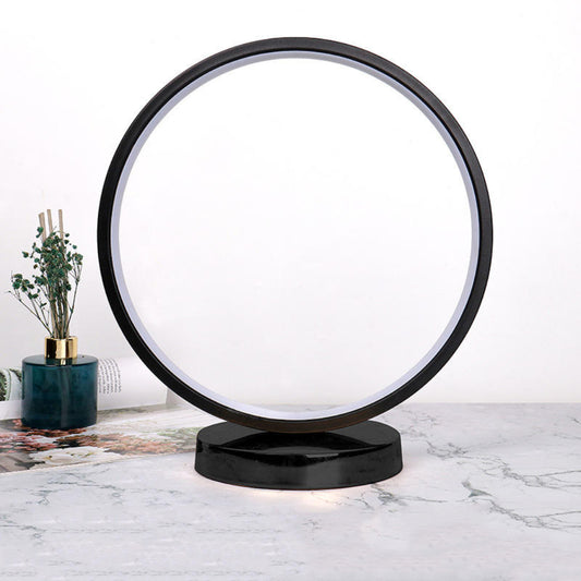 Lampe de Chevet LED – 3 Niveaux d’Intensité – 18 x 20 cm - Noir