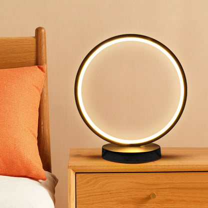Lampe de Chevet LED – 3 Niveaux d’Intensité – 18 x 20 cm - Noir
