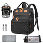 Sac à Dos de Maternité Multifonction avec Lit Pliable – Grande Capacité, USB & Poches Isothermes - Noir