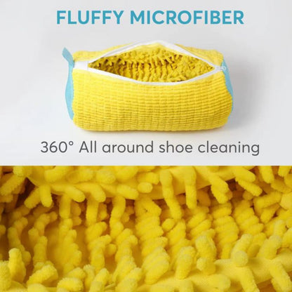 Sac de Lavage Chaussures Microfibre Réutilisable 19 × 39 cm