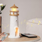 Lampe Phare avec Projection Lune LED et Haut-Parleur Bluetooth – Rechargeable - 3 Niveaux avec Télécommande et Minuterie