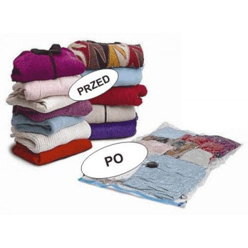 Sac de Rangement Sous Vide 80 × 110 cm – Housse de Compression pour Vêtements, Couvertures et Accessoires de Voyage