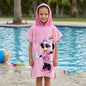 Serviette Poncho Enfant à Capuche Motif Mini Mouse –  Standard (2 à 8 ans) - Rose