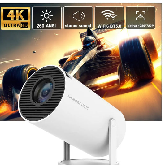 Magcubic Mini Portable Projector 4K – Projecteur Intelligent WiFi & Bluetooth