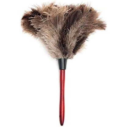 Plumeau en Plumes d’Autruche Naturelles – Gris