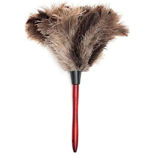 Plumeau en Plumes d’Autruche Naturelles – Gris