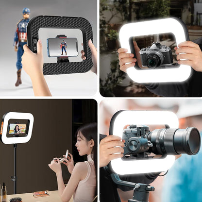 Lampe Selfie LED Rechargeable YM-300 – Portable avec 240 LED - Réglable Avec Trépied