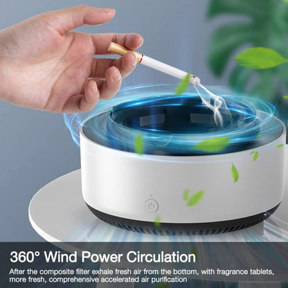 Cendrier 2 En 1 Aspirateur de Fumée Électrique Intelligent Avec Purificateur d’Air