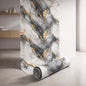 Rouleau Panneau Mural Autocollant Effet Marbre Noir 60 cm x 2,80 m – Épaisseur 3 mm
