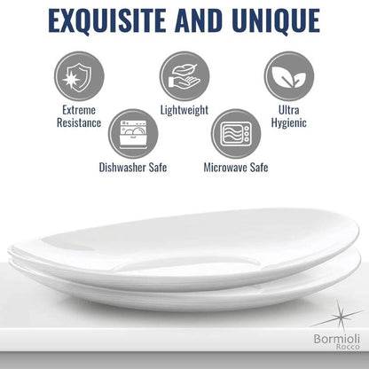 Assiette de steak Bormioli Rocco - Prometeo  31,7 x 26,2 cm