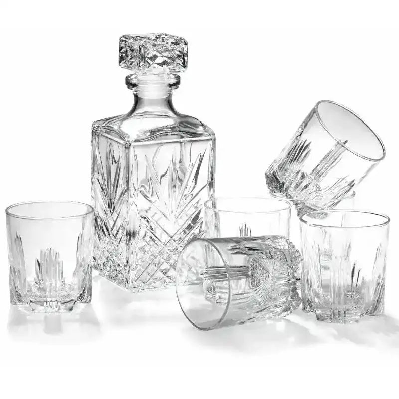 Ensemble de 7 Pièces en Verre Bormioli Rocco Selecta Whisky