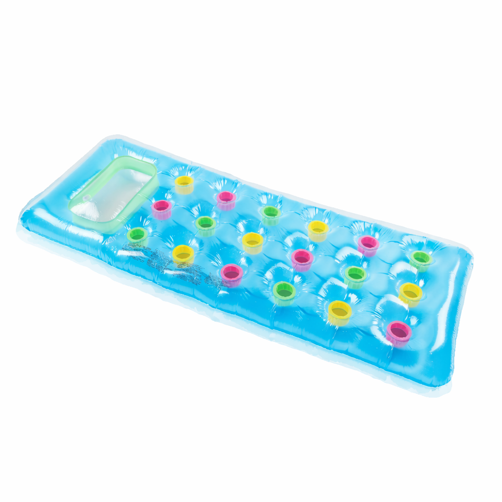 SAINTEVE Matelas de Plage Gonflable -183 x 69 cm-Bleu