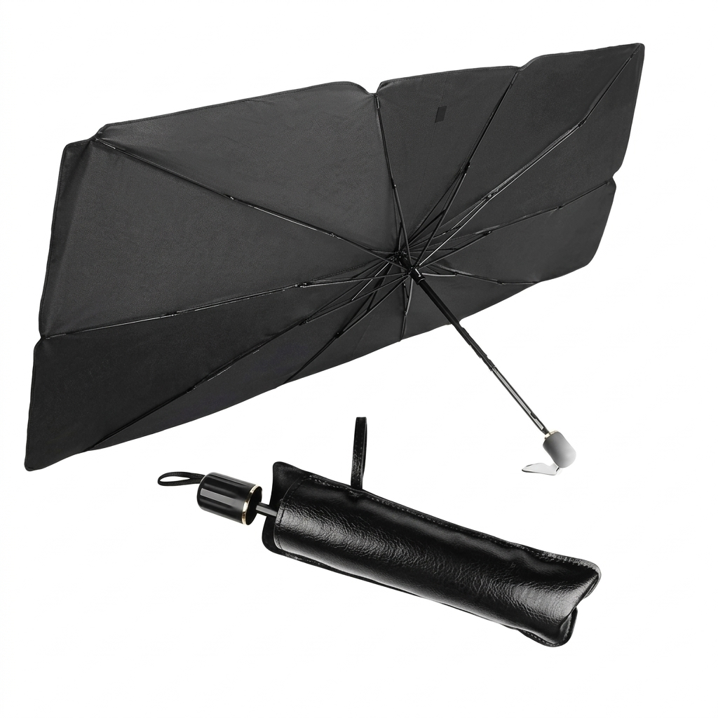 Pare-Soleil Forme Parapluie Pliable Pour Pare-Brise De Voiture