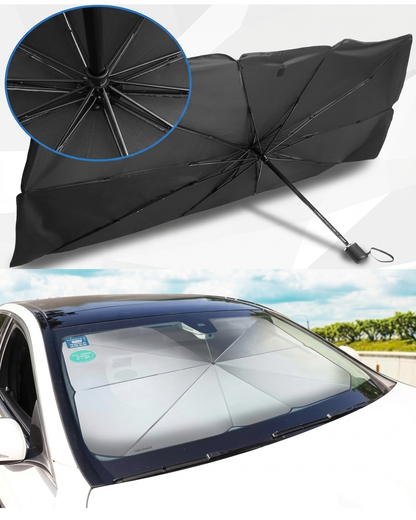 Pare-Soleil Forme Parapluie Pliable Pour Pare-Brise De Voiture