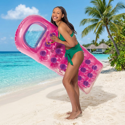 Matelas de plage gonflable INTEX Rose -188x71 Cm