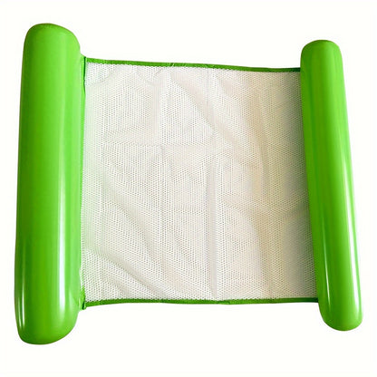 Hamac de Piscine Gonflable Flottant Pliable-SAINTEVE -110 x 80 x 18 cm- 1 place-Vert