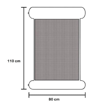 Hamac de Piscine Gonflable Flottant Pliable-SAINTEVE -110 x 80 x 18 cm- 1 place-Jaune