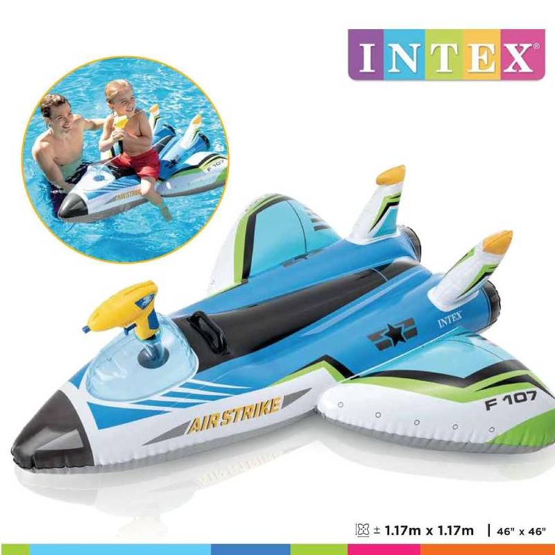 Véhicules porteurs pour avion à pistolet à eau Intex -117 X 117 cm -Bleu
